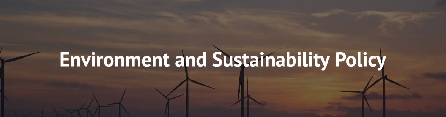 Sustainability Policy